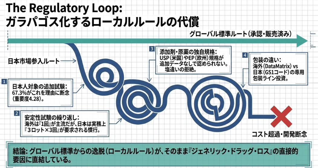 ローカルルールがコストを押し上げる構造